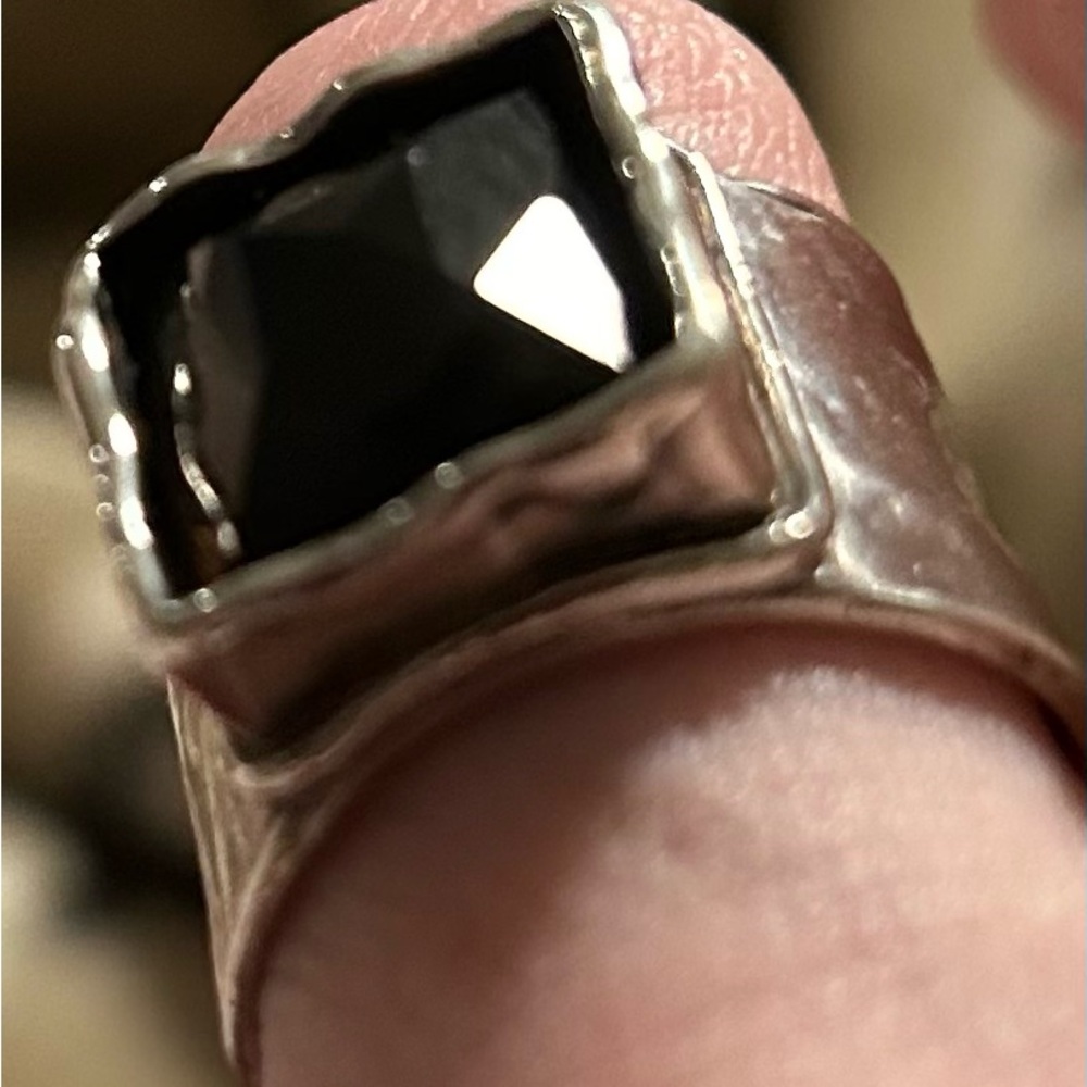 SILPADA Sterling Silver 925 Smokey Quartz Dusk Till Dawn Ring Size 7 - Picture 6 of 11